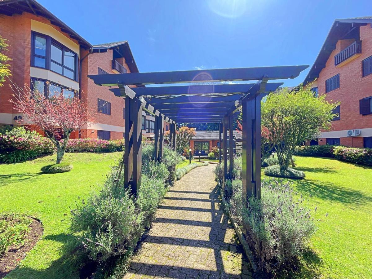 Aconchegante Apto 3 Dorm. Com Piscina Aquecida 그라마도 외부 사진